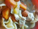 A picture of Hearty Chicken Vegetable Soup.