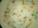 A picture of Vegetable rice.