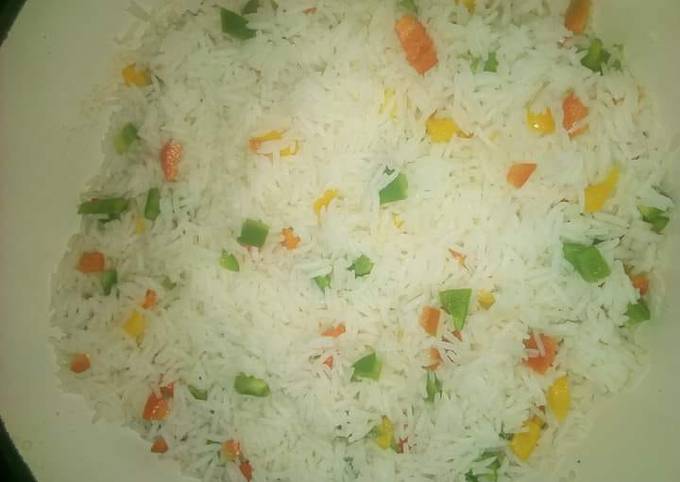 A picture of Vegetable rice.