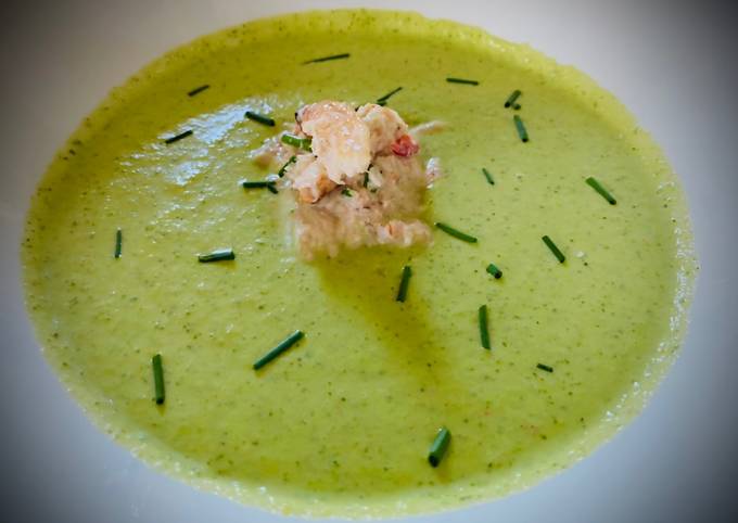 A picture of Cucumber and Lemon Verbena Soup.