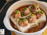 รูปของ เต้าหู้นึ่งหมูสับ (เมนูเด็ก 1 ขวบขึ้นไป)