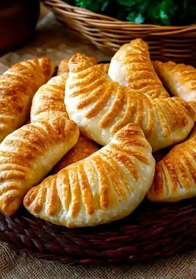 A picture of Golden Baked Empanadas.