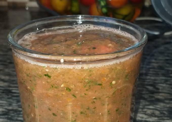 A picture of Tomato chutney#indian Food Contest.