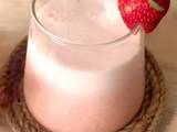 A picture of Strawberry Yakult.