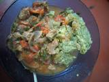 A picture of Vegetable mukimo+ meat stew #authors marathon.