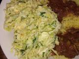 A picture of Cabbage coleslaw.