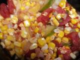 A picture of Vegetables on a stovetop.