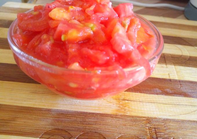 A picture of Blanching Your Tomatoes.