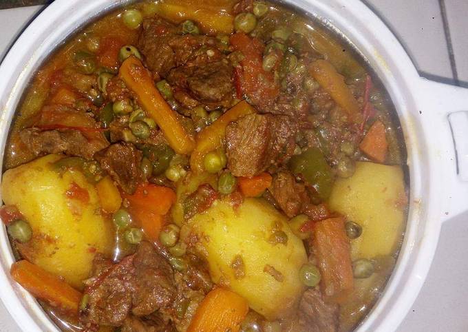 A picture of Beef and Vegetable stew #Festival contest#Mombasa.