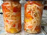 A picture of Pickled cabbage salad - čalamáda.