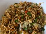 A picture of Vegetable stir fry indomie.