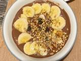 A picture of Chocolate banana bowl.