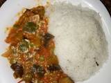 A picture of Rice and mixed vegetables curry #charity support recipe.