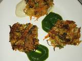 A picture of Vegetable fritters.