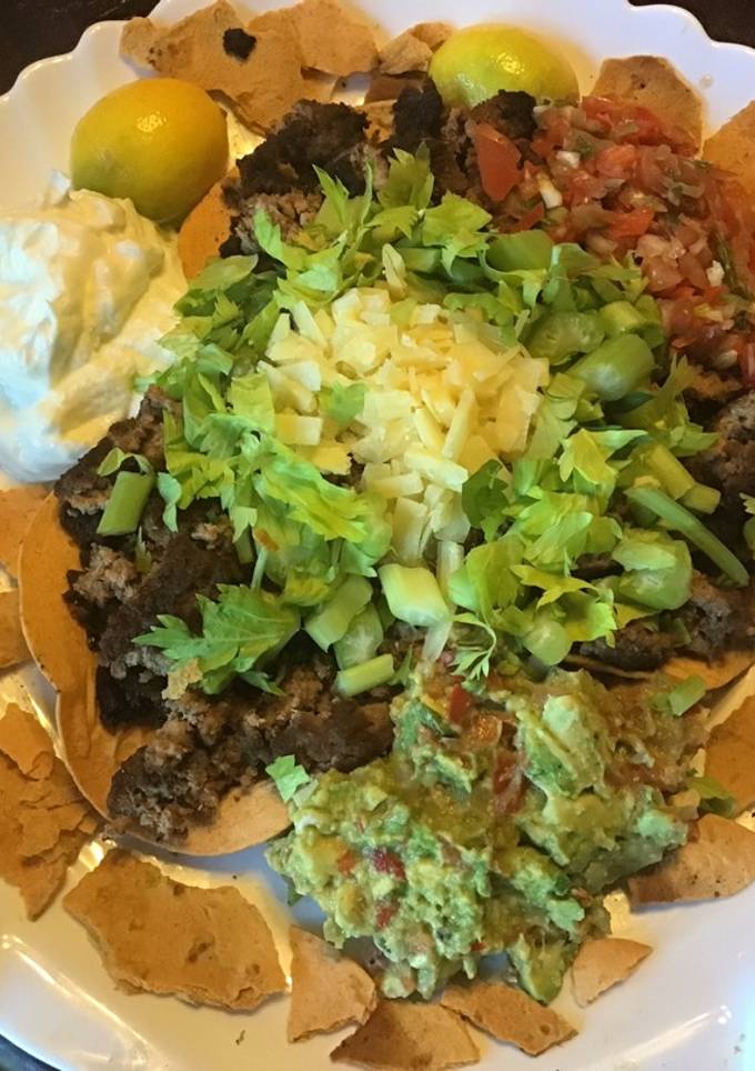 A picture of California Farm Tostada Salad.