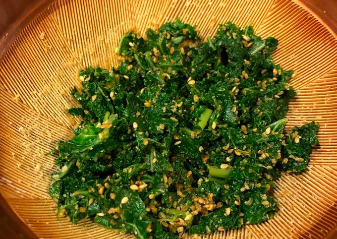 A picture of Goma Ae (Vegetable with sesame sauce).