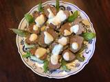 A picture of California Farm Venison Meatballs on Toast.