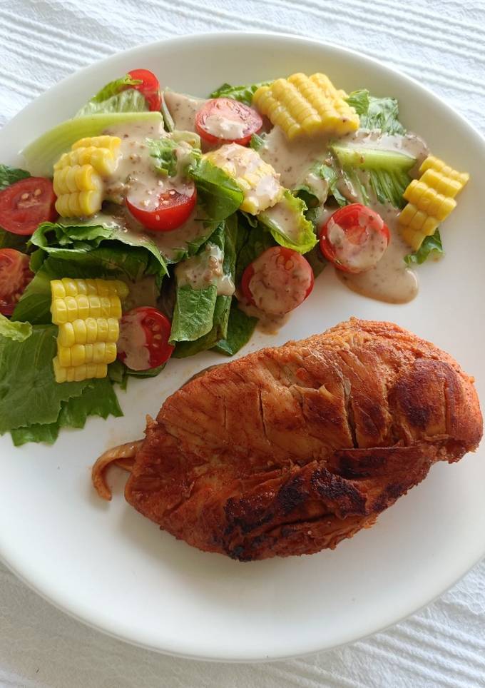 รูปของ สเต็กไก่สไปซี่