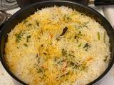 A picture of Vegetable biriyani.