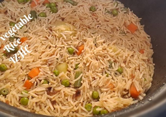 A picture of 🥕🌶🫛🥔Mixed Vegetable Rice🥔🫛🌶🥕.