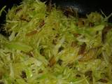 A picture of Sauteed cabbage.