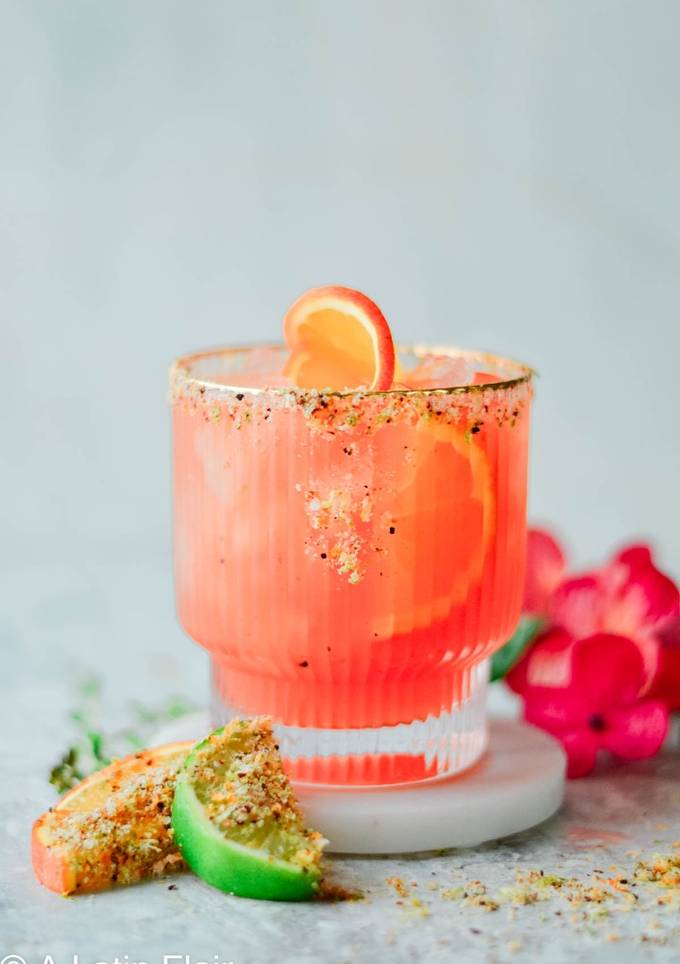 A picture of The Best Aperol Margarita Cocktail Recipe.