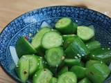 A picture of Mini cucumber pickles.