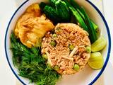 รูปของ ข้าวผัดน้ำพริกเผาแม่ใส่เห็ดมะเขือพวง🌶️🧄🍳 คู่ไข่เจียว🥚