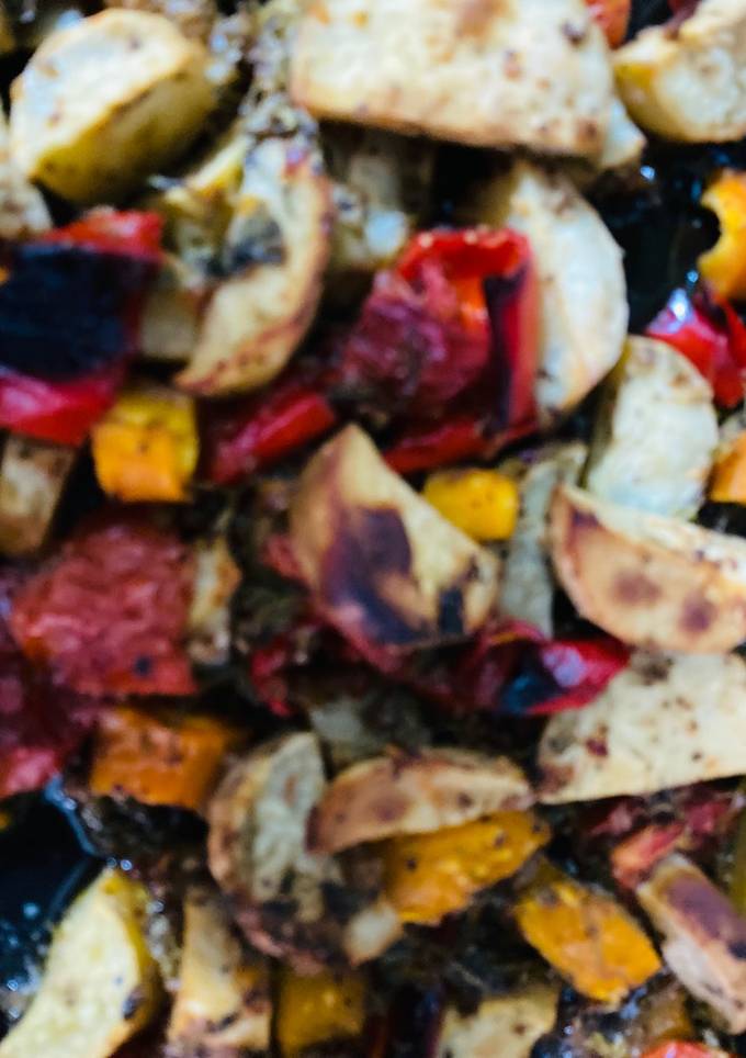 A picture of #February2026 Roasted Vegetables.