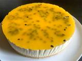 A picture of Passionfruit Cheesecake.