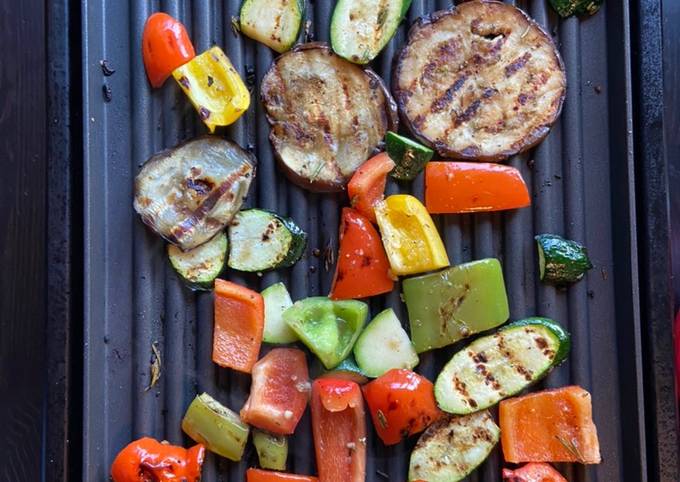 A picture of Multipurpose Mediterranean Grilled Vegetables.