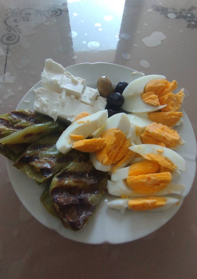 A picture of My Breakfast (Benim kahvaltım).