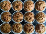 A picture of Apple Sauce & Carrot Muffins.