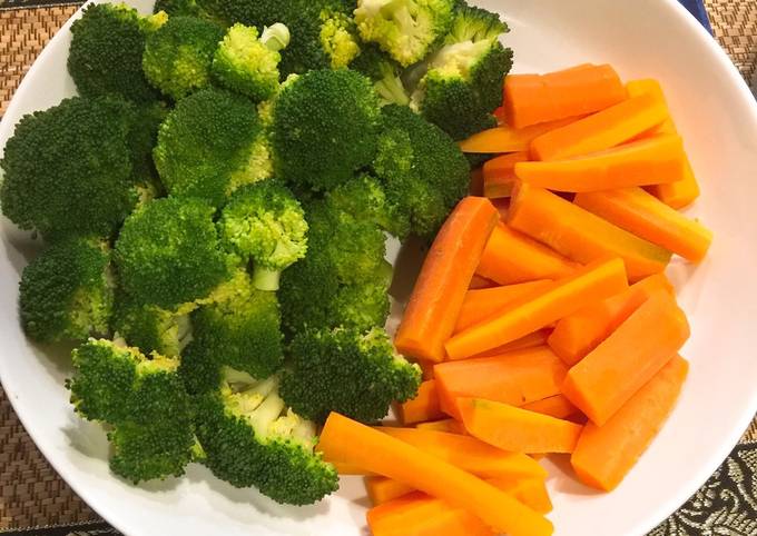 A picture of Steamed vegetable.