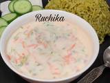 A picture of Vegetables Raita.