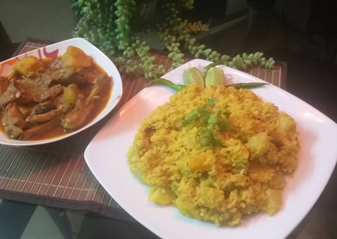 A picture of Vegetable Khichuri.