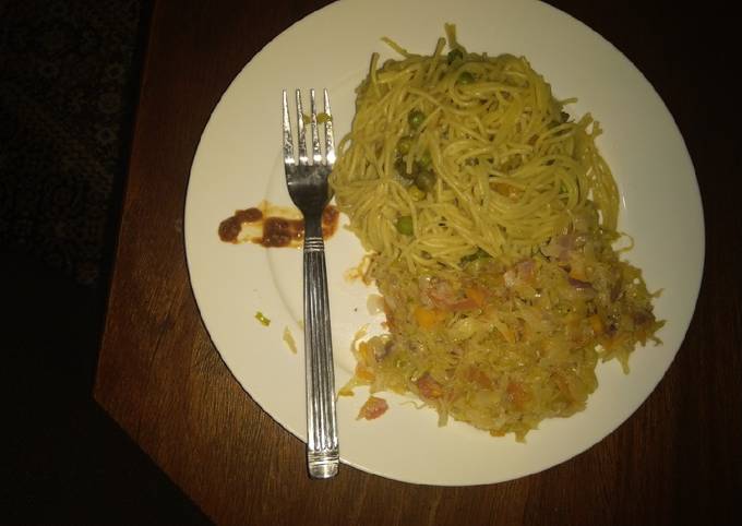 A picture of Vegetable Spaghetti.