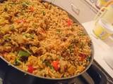 A picture of Halelujah vegetable fried rice. #Charityrecipe #4weekschallenge.