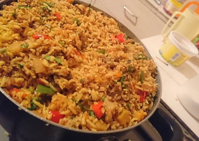 A picture of Halelujah vegetable fried rice. #Charityrecipe #4weekschallenge.