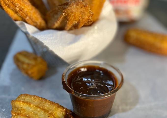 A picture of Mixed spice and Brown sugar Churros.