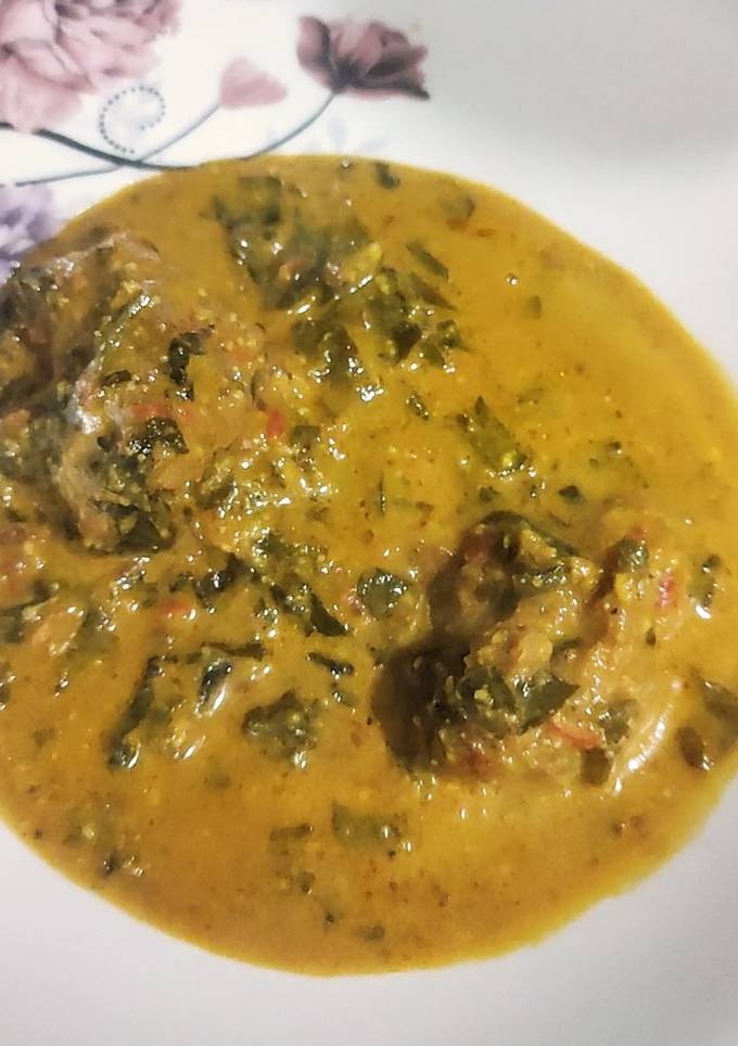 A picture of Most delicious groundnut soup recipe.