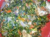 A picture of Fish vegetable sauce.