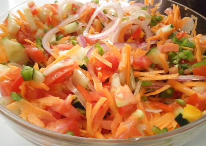 A picture of Vegetable salad.