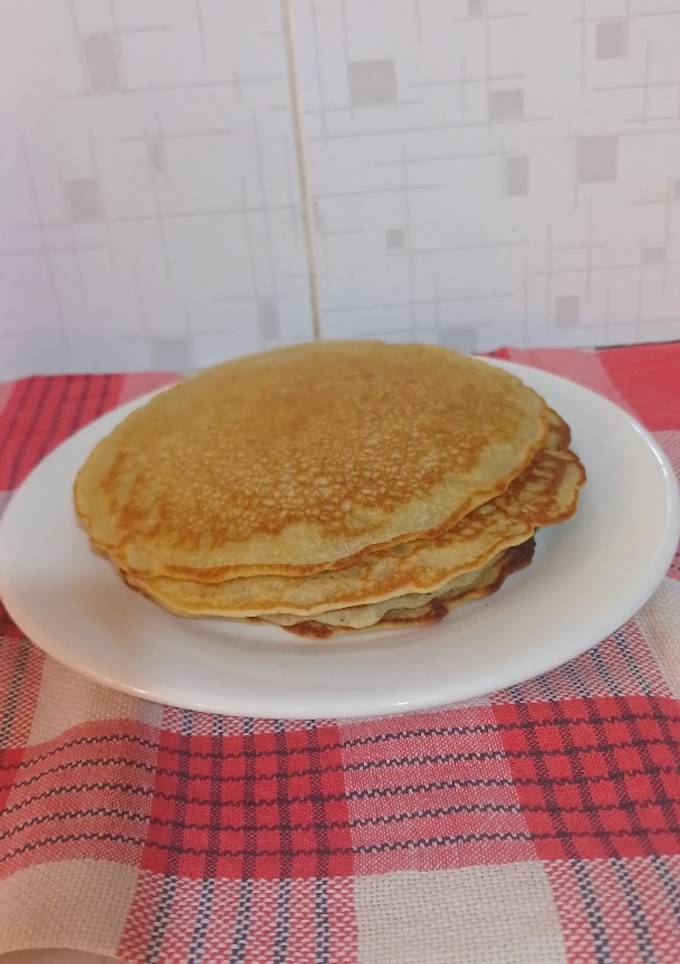 A picture of Egg less pancakes.