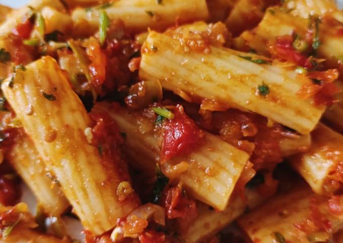 A picture of Pasta with Vegetables.