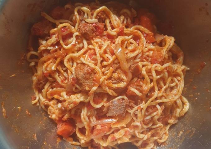 A picture of Beef Carrot Tomato Tagliolini.