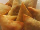 A picture of Vegetable samosas.