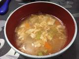 A picture of Ton-Jiru (Pork & Vegetable Miso Soup).