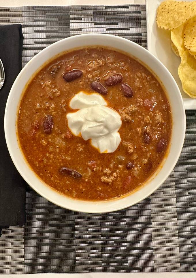 A picture of Turkey Chili.