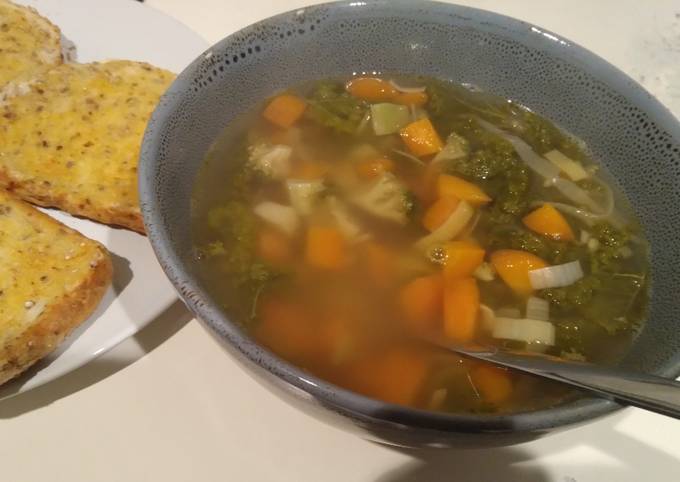 A picture of Kidney Friendly Bean and Vegetable Soup.